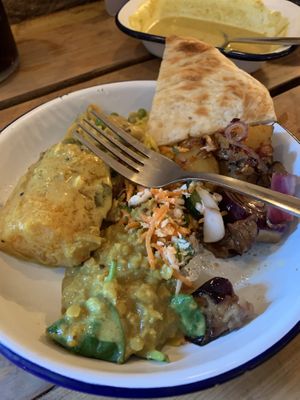 Vegan selection at The Coconut Tree in Cheltenham