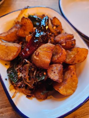 Vegan Sri-Tato. at The Coconut Tree in Cheltenham