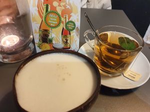 Beer and tea at Mama Afrika in Kassel