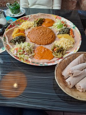 Vegan plate at Mama Afrika in Kassel