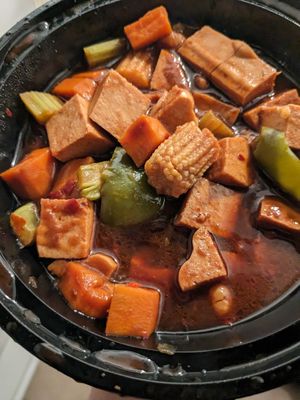 Vegan Kong Pao chicken at China House in Arlington