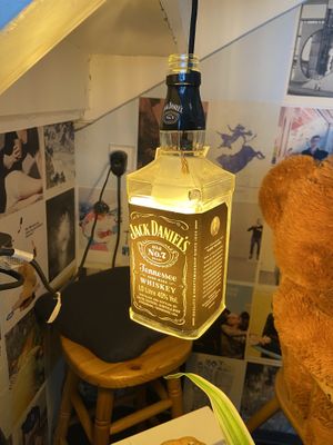 Funny lamp  at Cafe Willi in Tubingen