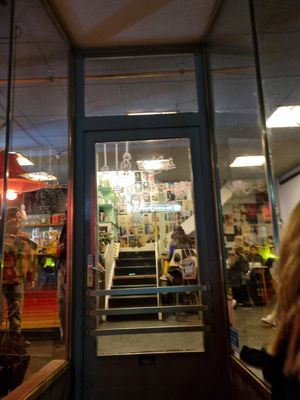 Front door at Cafe Willi in Tubingen