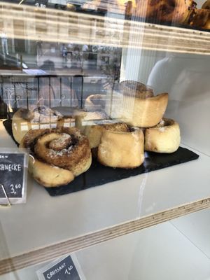Cinnamon buns   at Cafe Willi in Tubingen