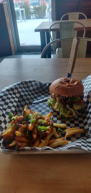 Not your old poutine and Nasty Vegan 2.0  at Boon Burger Cafe in Oakville