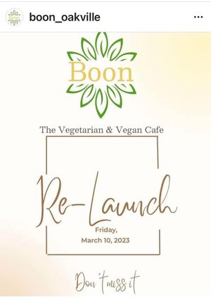  at Boon Burger Cafe in Oakville