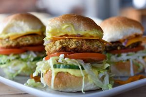 Contact us for catering! at Boon Burger Cafe in Oakville