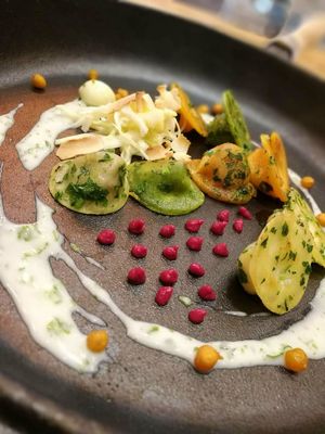 Russian pelmeny is prepared at Matrjoska Kroshka in Budapest