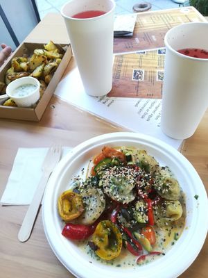 Colorful and delicious! at Matrjoska Kroshka in Budapest