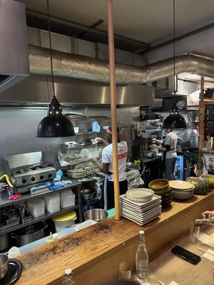 Cooking   at Koya in London