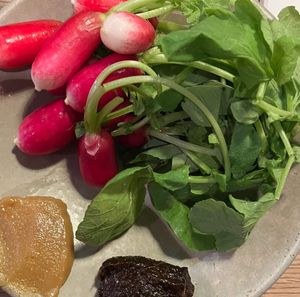Radish special with miso   at Koya in London