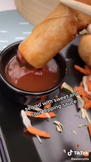 Spring Rolls at Asian House in Kalamaria