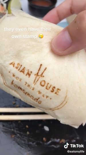 Bao Bun Stamp at Asian House in Kalamaria
