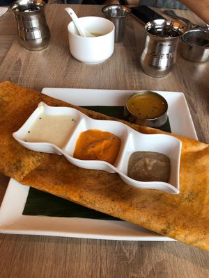 Mysore masala dosa at Porottas in Roseville
