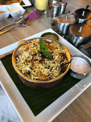 Hyderabadi Biriyani  at Porottas in Roseville