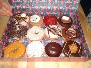 12/2021 - some classics and the december specials! at Brammibal's Donuts - Prenzlauer Berg in Berlin