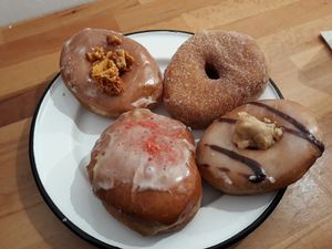 vegan donut-selection at Brammibal's Donuts - Prenzlauer Berg in Berlin