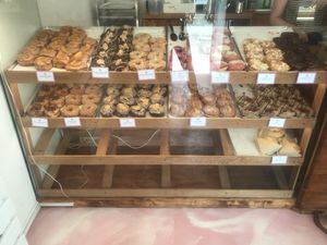 Donuts display at Brammibal's Donuts - Prenzlauer Berg in Berlin