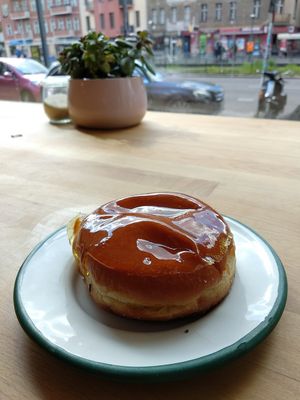 Creme Brulee donut. Divine. at Brammibal's Donuts - Prenzlauer Berg in Berlin