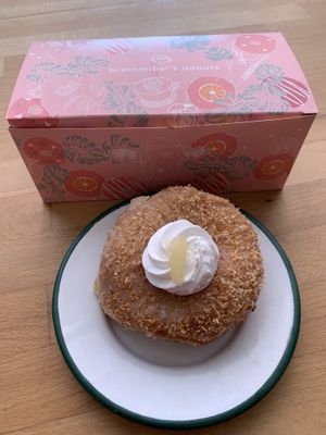 Pineapple and coconut cream  at Brammibal's Donuts - Prenzlauer Berg in Berlin