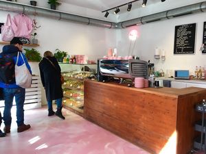 Brammibals shop counter  at Brammibal's Donuts - Prenzlauer Berg in Berlin