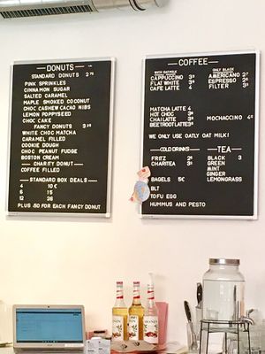 Brammibals Menu board at Brammibal's Donuts - Prenzlauer Berg in Berlin