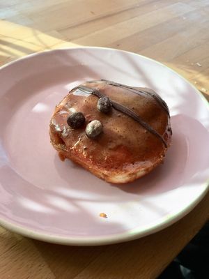 Coffee filled donut (charity donut)  at Brammibal's Donuts - Prenzlauer Berg in Berlin