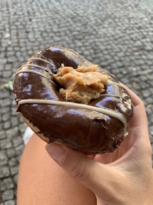 Chocolte Peanut Fudge at Brammibal's Donuts - Prenzlauer Berg in Berlin