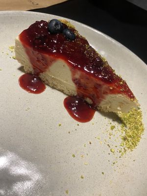 Cheesecake mais maravilhoso do universo at Piccoli Cucina in Sao Paulo