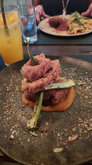 Main plate of the menu of the day at Piccoli Cucina in Sao Paulo