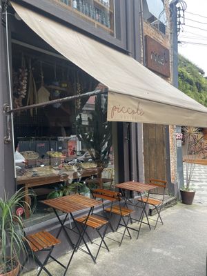 Outside of restaurant #Veganuary at Piccoli Cucina in Sao Paulo