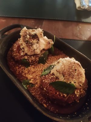 Polpetta pomodoro at Piccoli Cucina in Sao Paulo