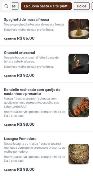   at Piccoli Cucina in Sao Paulo