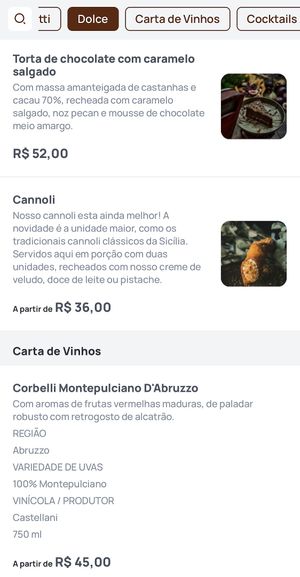   at Piccoli Cucina in Sao Paulo