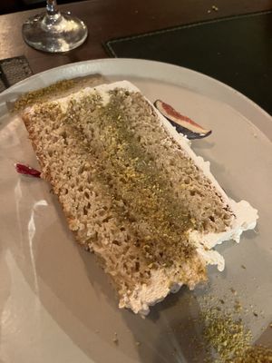 Pistachio cake  at Piccoli Cucina in Sao Paulo