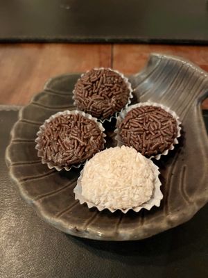 Brigadeiro + Beijinho  at Piccoli Cucina in Sao Paulo