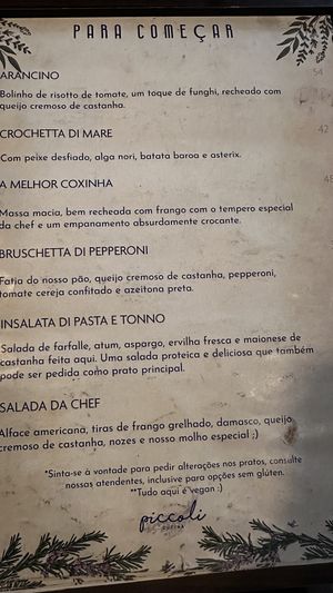   at Piccoli Cucina in Sao Paulo