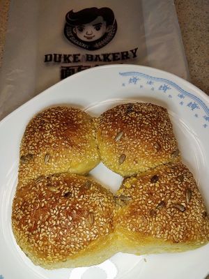 Corn Focaccia bread at Duke Bakery - White Sands in East Singapore