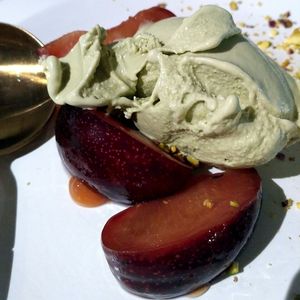 Matcha Ice Cream Dessert at HRVST by Kilter Avenue in Central Singapore