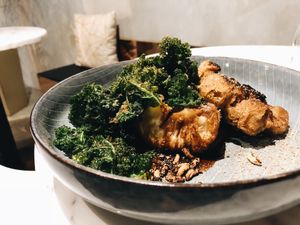 hay salt baked celeriac at HRVST by Kilter Avenue in Central Singapore