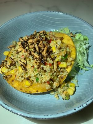 Taco (no onion and garlic) at HRVST by Kilter Avenue in Central Singapore