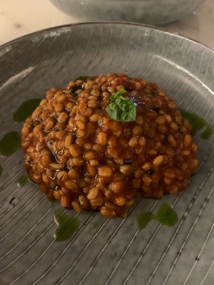 Tomato Risotto at HRVST by Kilter Avenue in Central Singapore