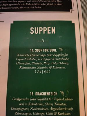 Günstigerer Preis für die vegane Variante at Vietal-Kitchen in Hannover