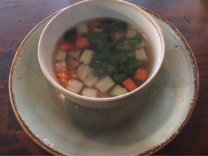 Veggie soup from daily special at Vietal-Kitchen in Hannover