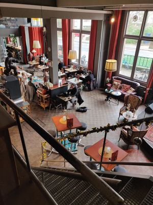 Interior at Galerie Cafe Leidse Lente in Leiden