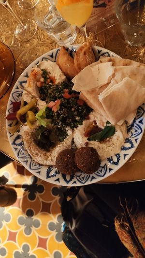 Mezza plater for two at Comptoir Libanais in Utrecht