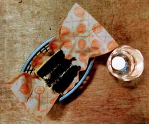 Coffee and walnut cake at Arancini Brothers in North London