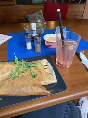 Naleśnik pizza 💚 at Bez Lukru in Wroclaw