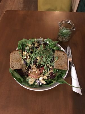 Salad at Bez Lukru in Wroclaw