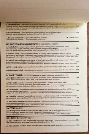 Menu 🌱 at Bez Lukru in Wroclaw